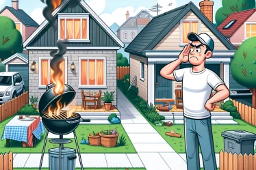 Barbecues du voisin fumées
