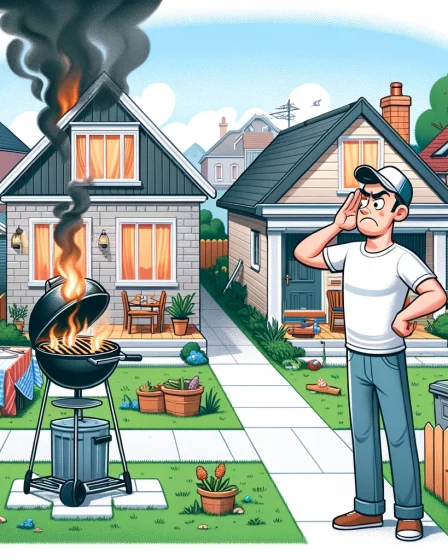 Barbecues du voisin fumées