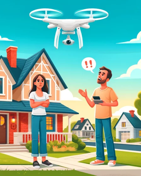 Usage des drones en zone résidentielle